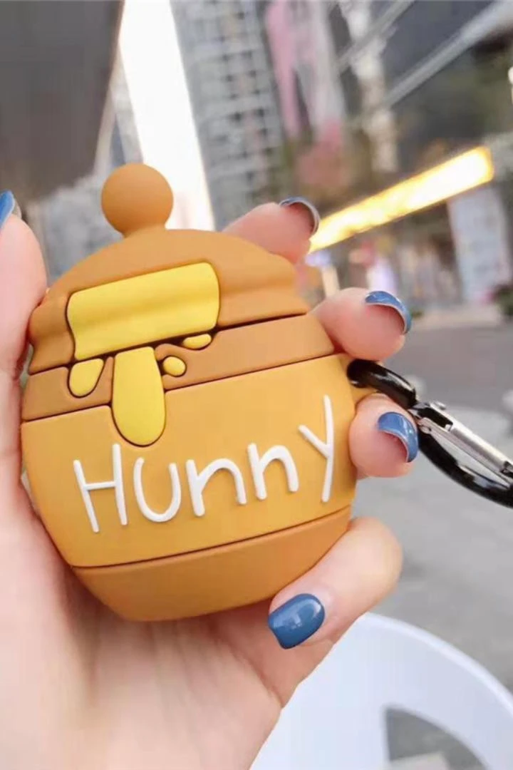 3D Honey Jar AirPods 1 2 3 Pro Case Cover  Earphone/Headphone Covers Cases for Honey Pot Pro Charging Box Earphone Trending for Apple