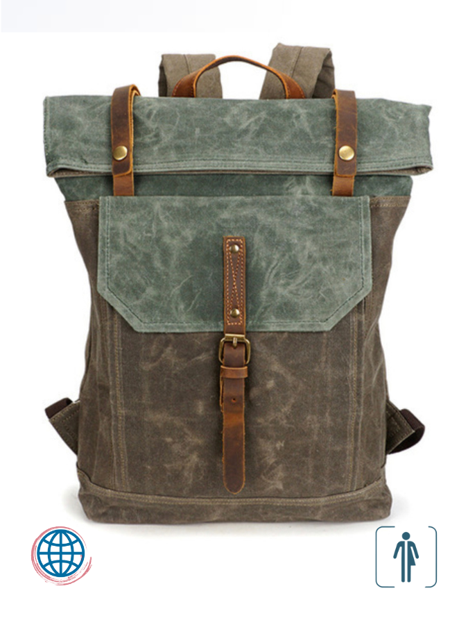 Canvas Leather Backpack Unisex Anywear Mens Women’s Backpacks Bag Luggage Baggage Bags for Man Woman Trending in Green