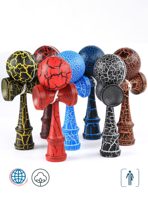 Kendama Toy   Unisex Japanese Regular Professional Ball Outdoor Skillful Juggling Ball Stress Ball Japan Early Education Wooden Toys Trending for Children