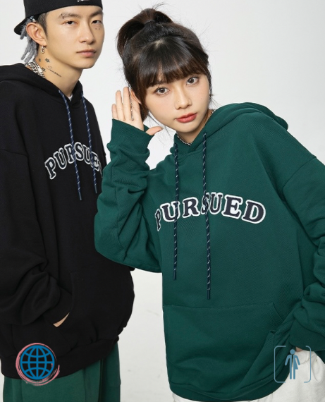 American Hooded Sweatshirt Japanese Unisex Anywear Women’s Men's Clothing Autumn Loose Fashion Embroidered Blouse for Men and Women Hoodies America Fitness Activewear Trending in Black Green Red