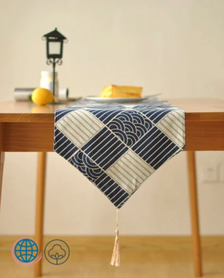Japan Table Runner  Cotton Linen Vintage Home Hotel Decor Restaurant Gadget Dining Table Decoration Trending Japanese Runners