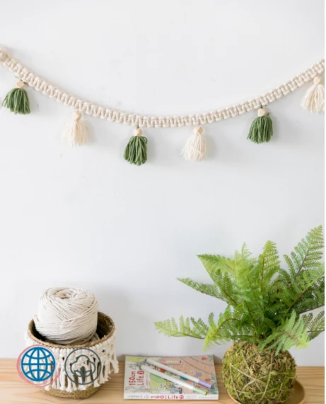 Handmade Hanging Garland  Nursery Room Decoration Scandinavian Nordic Children Kids Room Home Wall Hang Decor Decorations Trending Norway Garlands Accessories