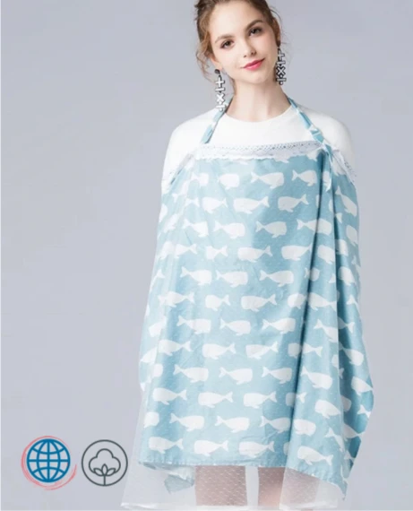 Mosquito Net Breastfeeding Cover  For Baby Stroller Breathable Muslin Maternity Mother Feeding Apron Breast Feeding Trending Nursing Covers
