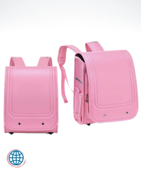 Japan Primary School Bag   Japanese Randoseru Large Capacity Backpacks Children Waterproof Orthopedic Schoolbags for kid Girls Boys book bags Backpack in trending Pink