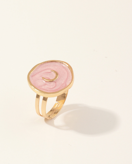 Moon Star Ring   Unisex Women’s Mens Brinco Stars Fashion Jewelry Accessories Rings Statement Jewellery in Pink for trending Man Woman