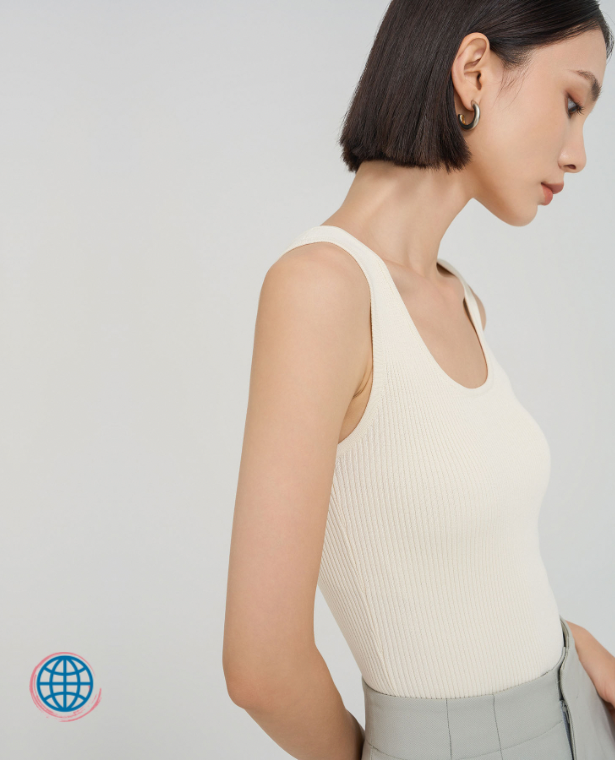 Silk Rib Camisole Tank Top  Women’s Toteme White Premium Mulberry Silk Ruched Camis Jersey Breathable Skin Care Wardrobe Essentials Scoopneck Tops for trending Woman