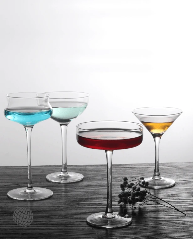 Creative Cocktail Glass  Classical Japanese Martini Cup Goblet Bar Transparent Crystal Goblets Ice Cream Bowl Wine Glasses Drinkware Japan Goblets Trending Glassware Bowls