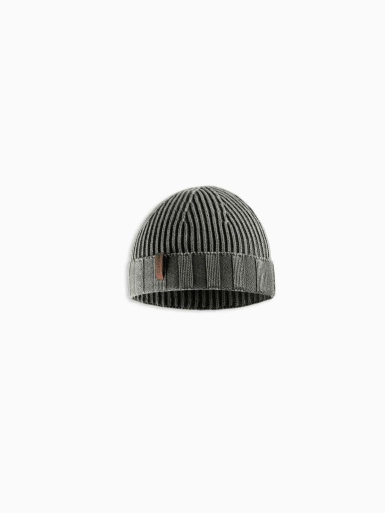 Rib Beanie green   Anywear Unisex Men’s Women’s 100% Cotton vintage washed Ribbed Knit hat Mens Womens, Winter Leisure Sports One Size fits All Activewear Fitness Headwear for Man Woman in trendy army-green