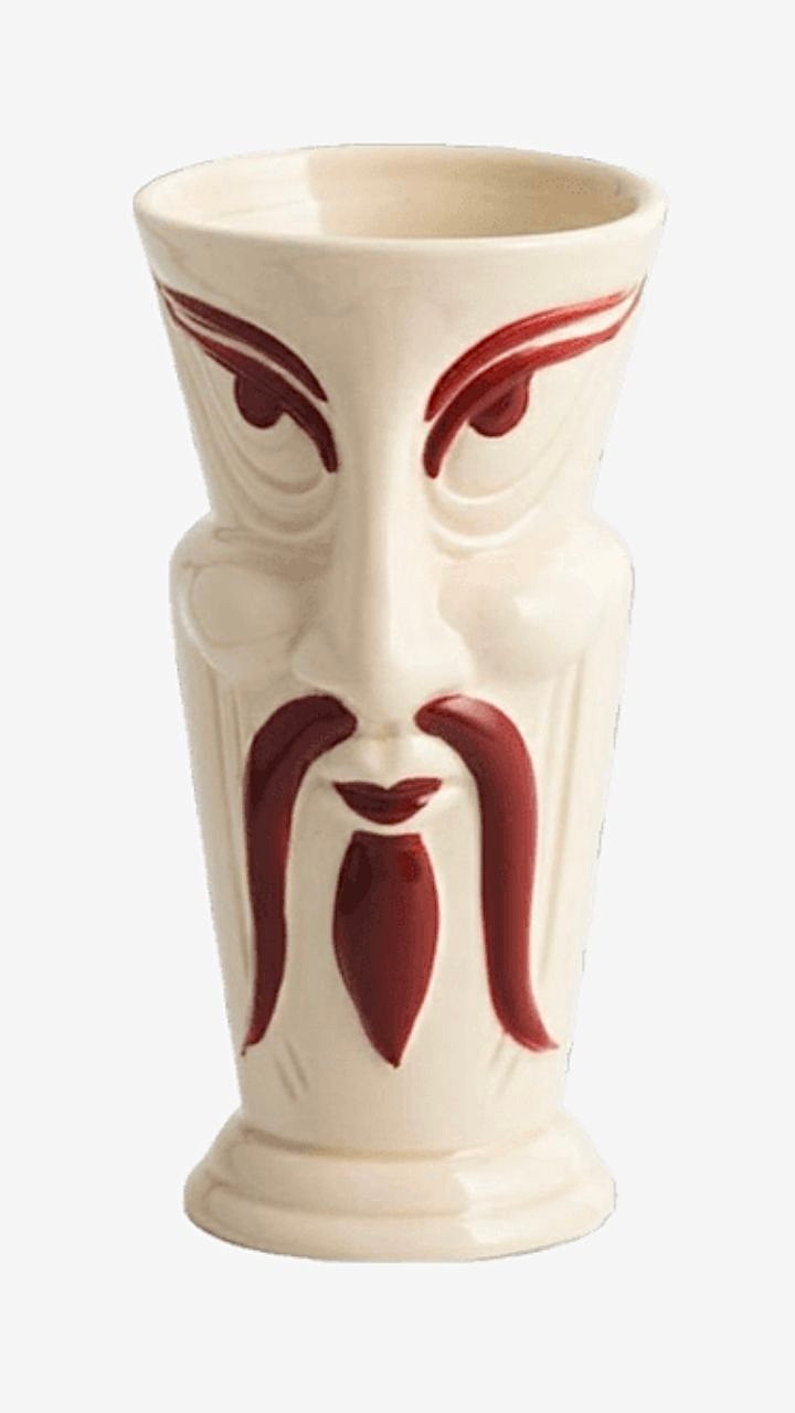 Japanese samurai tiki bar ceramic mug Hawaii cocktail glass personality totem tiki cup mugs Barware drinkware Trending
