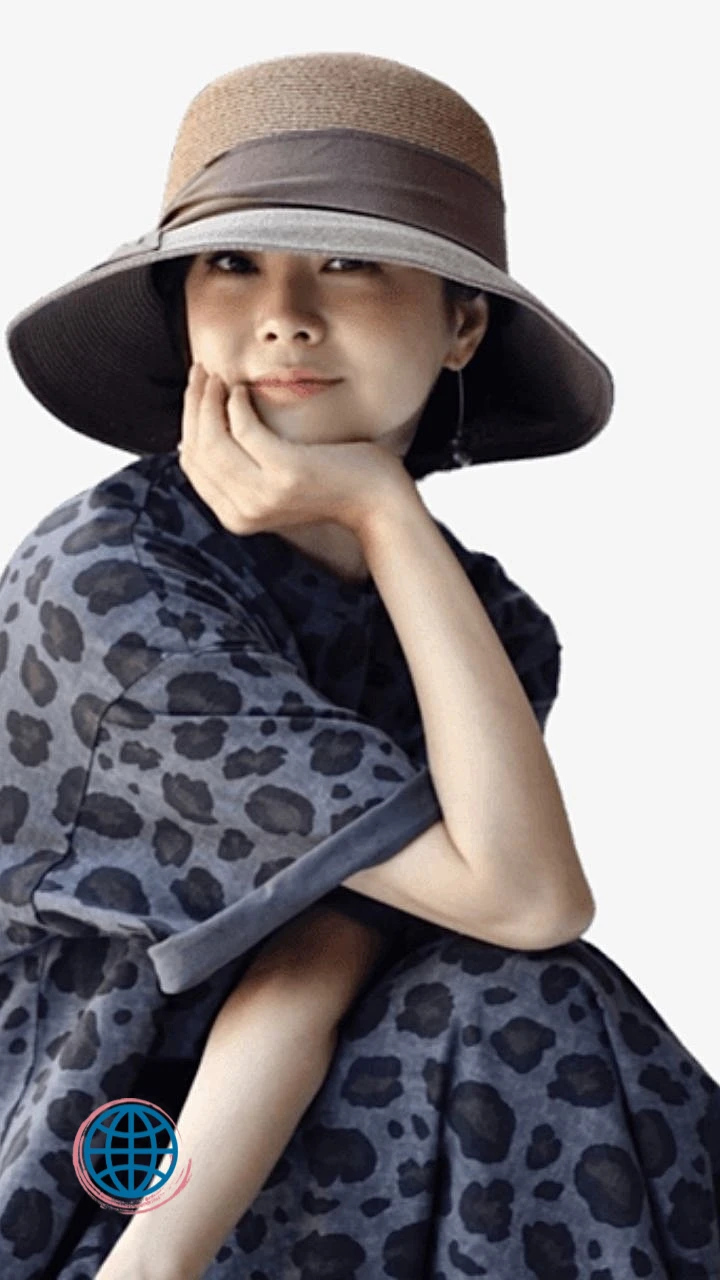 Womens elegant temperament bean paste color bowknot practical versatile big eaves shading women straw hat Woman Sun Hats Trending