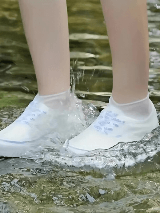 Waterproof Silicone Shoe Covers     Genflex unisex Women’s Men’s rubber rain boot for outdoor use Man Woman Rainy days mi miteigi festival gig gear Mens Womens boot dust Household accessories Home Garden Office Store Event Entryway accessory furniture in black blue white Gender neutral