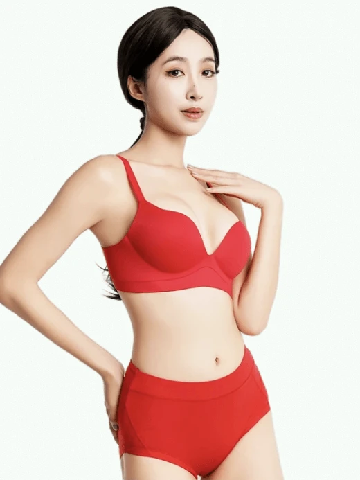 3-Piece 3Pcs Women's High rise Waist Cotton Panties Underwear Female for woman in red Large Intimate Lingerie Briefs Womens tall-, plus-, size 6XL Underpants Panty Panti High Rise Cotton Panties (3-Pack)