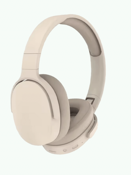 Wireless Bluetooth 5.3 Headphones Over Ear Hifi Stereo Headset True Sports With Earphones TF/AUX Music Player with HD Mic #P2961 in Khaki