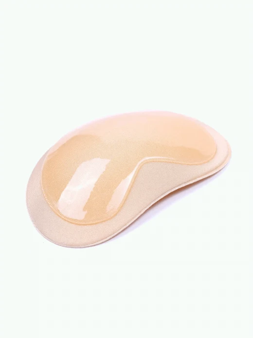 Women’s 1 Pair Padded Bust Pads Swimsuit Bikini Pad Paste Small Bust Thicker Padding Breathable Insert Sponge Bra Self-adhesive Invisible Chest Pads inserts for woman in natural beige tan color Womens intimates