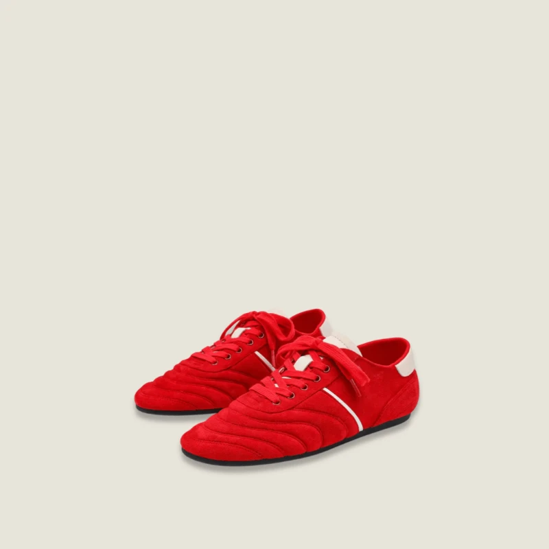 Men’s man mens Casual Flat Bottom Running Commuter Collection Comfortable Breathable Sport Sneakers trainers shoes in red