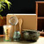 Office restaurant home 6PCS Japanese Ceramic Matcha Set 6-Piece Tea Bowl Traditional Tea Making Tools matcha tea-set tea whisk bamboo matcha brush sets in green