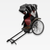 Thailand Japanese 23GA Traditional Rickshaw Miniature Metal Model Desktop Ornament Vintage Tricycle Replicas Home Office Bookshelves Decoration Souvenirs in black