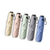 Japanese Umbrella 125g Japanese ultra-light portable sun umbrella sun protection and ultraviolet rain dual-purpose 3-fold 6-bone school university Student Sunny travel accessory Holiday Vacation getaway shopping pencil Umbrellas accessories in Egg yellow, Dusk pink, Stary sky black, Gray, Haze blue, Mint green, Wutong rice