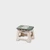 Office Home Adult Children Portable Folding Stool Thickened Plastic Saddle Chair for Outdoor Activities and Fishing Gifts Party Favors stools in green with beige cream