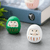 Japanese Ceramic Daruma Doll Crafts Charm Lucky Fortune Miniature Decor Daruma Japanese Traditional Style Home Ornament Dolls Charms figurines Souvenirs in green, white, pink