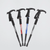 Outdoors camping Folding Trekkings Pole 4-Section Portable Walking Hiking Telescopic Stick Lightweight Camping Climbing Trekking Sticks in Black, Red, Blue, Silver