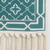 Boho Home decoration Geometric Bohemian Tapestry Wall decor aesthetic room Tassel Macrame Hanging Art Woven Cotton Handmade Linen Tapestries in green with multi