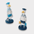 Indoor Outdoor Garden Nautical Themed Entryway reception 2pcs/set Navy cartoon Couple Duck animal design decorative Ornament Creative Resin Ocean Style Animal Handicrafts Home Children's Room Desktop Decor Figurines 2-Piece sets in white blue with multi color