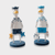 Indoor Outdoor Garden Nautical Themed Entryway reception 2pcs/set Navy cartoon Couple Duck animal design decorative Ornament Creative Resin Ocean Style Animal Handicrafts Home Children's Room Desktop Decor Figurines 2-Piece sets in white blue with multi color