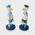 Indoor Outdoor Garden Nautical Themed Entryway reception 2pcs/set Navy cartoon Couple Duck animal design decorative Ornament Creative Resin Ocean Style Animal Handicrafts Home Children's Room Desktop Decor Figurines 2-Piece sets in white blue with multi color
