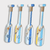Indoor Outdoor Garden Nautical Themed Mediterranean style Entryway reception Wooden Oar Crafts Children's Room Pendant Beach Wall Ornament Hanging Home Decor Decorations in Light-, dark-, blue white, with rudder wheel, with anchor and Blue white yellow, with life buoy, with Sailboat, pastel color