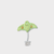 Cute Kawaii Pet’s Nautical theme Manta Ray Dog Chew Toy, Cotton Rope Squeaky Stuffed, Interactive Puppy Bite Relief Toys, Dogs Teething aids in green with white orange