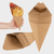 Tabletop & bar 25/50pcs Disposable Paper French Fries snack Bags Holder Cup With Dipping Sauce Deli Cup Paper Cone Snack Cups For Onion Ring Popcorn Serving Pouch Container sundries snacks Tableware Party supplies in natural brown color 25-Piece 50-Piece set supply