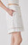 Women’s woman womens petite-, tall-, plus-, size Comfortable Elastic Mid-rise Waist drawstring drawcord Strap Solid Color Mixed Cotton hollow-out Shorts in white