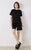 Women’s woman womens petite-, tall-, plus-, size Light Luxury High-Quality Cotton Blend Round O-neck Crewneck Short-Sleeves with hollow-out cuff T-Shirt Pullover Style tops Tees  T-shirts in black