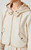 Women’s woman womens petite-, tall-, plus-, size Luxury Clothing Ladies Clothes Cotton long sleeves with drop-shoulders and button cuff,  button flap side pockets drawstring drawcord Hoodies Autumn Short cropped Hooded Jacket Coats in off-white beige cream