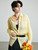 Women’s woman womens petite-, plus-, size Solid holiday vacation getaway Shirts, 100% Ramie linen Crepe, Long Sleeves, Chest Pocket Chic yellow Blouses, Spring Summer wfh Office commute workwear Lady Tops