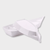 Creative Japanese Melamine Cuisine Dish Snack Dessert Sushi Sashimi Boat with dipping sauce bowl area Tabletop and bar serveware Tray Hotel Kitchen Food Seafood Plates in white