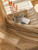 Office home vacation beach property patio gazebo boho bohemian high quality Japanese cotton and linen inset style hollowed out light luxury balcony, bedroom, window screen fabric curtain window panel drape curtains in beige brown with tag tie top