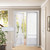 Office home vacation beach property patio gazebo Japanese boho bohemian linen door curtain window panel drape curtains in white with rod pocket hanging types
