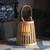 Japanese Nordic Retro Bamboo Woven Wind Lantern Hotel and Cafe Decoration Floor Candle Holders Home Decoration Lanterns Trend in Large size