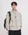 Men’s man mens petite-, tall-, plus-, size American Trendy Brand Double Pocket Stand Collar Cargo Jacket Spring Summer Autumn Fall Sports Windbreaker Outerwear Sportswear outdoor camping Outwear in apricot white