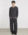 Men’s man mens petite-, tall-, plus-, size 260g Heavyweight Half Zip Fake Two-Piece Crew Neck round O-neck Henry Collar Spring Summer Fall Autumn Texture Soft Long Sleeve Casual Commute Fashion crewneck Top T-shirts in black with white