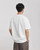 Men’s man mens petite-, tall-, plus-, size 260g Mamba Cotton Solid Color Minimalist Summer V-neck crewneck Crew Neck Loose Fashion All-match Trendy Short Sleeve T-Shirt Top T-shirts in white