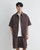 Men’s man mens petite-, tall-, plus-, size Loose Casual Short Sleeves Shorts 2 Piece Sets Suits Cityboy wfh office workwear Streetwear Fashion Daily Commute Cargo Shirt Top Shirts in wine-red