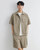 Men’s man mens petite-, tall-, plus-, size Loose Casual Short Sleeves Shorts 2 Piece Sets Suits Cityboy wfh office workwear Streetwear Fashion Daily Commute Cargo Shirt Top Shirts in khaki