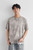Men’s man mens petite-, tall-, plus-, size Gradient Leaf Print graphic Summer Loose Crew Neck Trendy Versatile Commute wfh office workwear Short Sleeves crewneck T-Shirt Tops T-Shirts in Gray grey