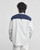 Men’s man mens petite-, tall-, plus-, size Patchwork Striped Lapel Shirt Spring, Summer And Fall Autumn American Trendy stripes Loose Long-sleeves patch pocket at chest turn-down collar striped Shirt Top Shirts in white with blue