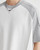 Men’s man mens petite-, tall-, plus-, size patchwork Color Block short half Raglan rib Sleeve Summer Textured Loose Casual Versatile City Boy Style T-Shirt Top T-Shirts in white, with light Gray grey