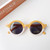 Children Boy Girl Child Kids Cute Leopard Double Color Cartoon Bear Shape Round Vintage UV400 Protection Classic Girl's Sunglasses Trend Children Boy Girl Child Kids Cute Leopard Double Color Cartoon Bear Shape Round Vintage UV400 Protection Classic Girl's Sunglasses Trend