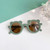 Children Boy Girl Child Kids Cute Leopard Double Color Cartoon Bear Shape Round Vintage UV400 Protection Classic Girl's Sunglasses Trend Children Boy Girl Child Kids Cute Leopard Double Color Cartoon Bear Shape Round Vintage UV400 Protection Classic Girl's Sunglasses Trend